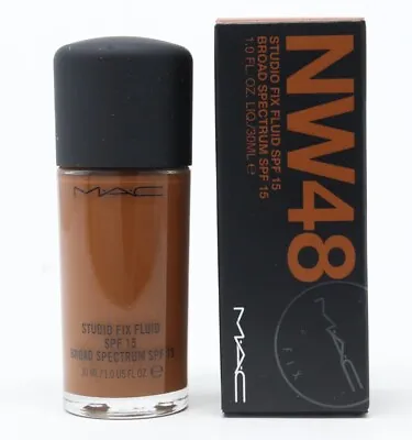 MAC Studio Fix Fluid Foundation SPF15 30ml Shade NW 48 • £20