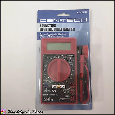 Cen-Tech 7 Function Multi-Tester Digital Multimeter Transistor Battery Checker • $8.50