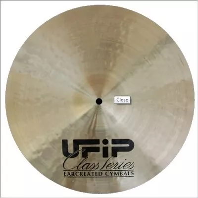 UFiP Class Series 21  Light Crash Cymbal 1860g. • $293.28