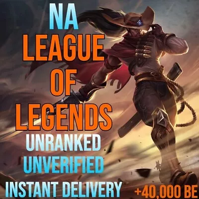 NA | League Of Legends Account | 40K BE | Level 30 Smurf | Unranked | LoL FAST • £6.99