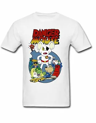 D Mouse T-shirt Cartoon Hero 80s 90s Penfold Hes The Greatest Tee Uk Tv Gift UK • £5.99