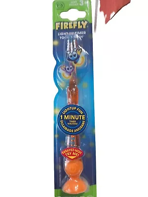 Firefly - Light-up Timer Toothbrush - 3+ Years - Orange - Free Uk Postage • £3.49