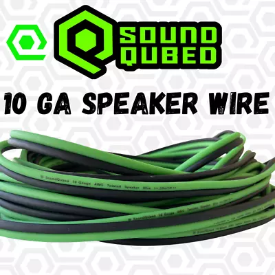 10 Gauge CCA Speaker Wire Soundqubed Car Audio 25ft 50ft 100ft • $59.95