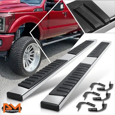 For 99-16 Ford F250-F450 SD Super Crew Cab 6  Side Step Nerf Bar Running Boards • $144.89