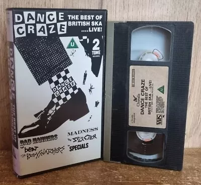 Dance Craze VHS PAL Video Tape Best Of British Ska Live! Rare 2 Tone Records '88 • £24.99