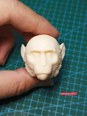 DIY 1:6 1:12 1:18 Monkey Animal Head Sculpt Model For 12  Male Action Figure Toy • $20.23