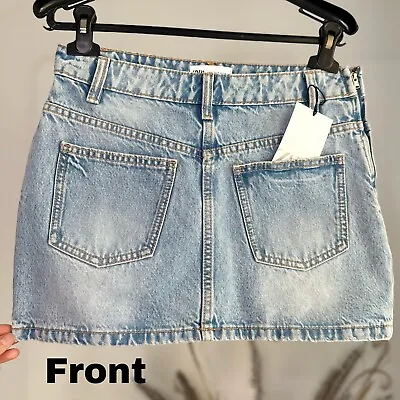 $29 • Buy Zara Denim Mini Skirt New NWT S M L