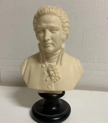 Alabaster Statue Mozart Bust A. Gianelli Signed 1966 Made In Italy • $59