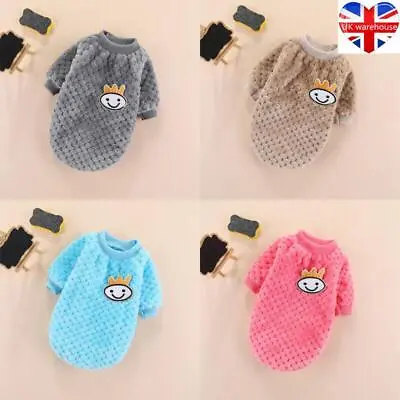 Dog Knitted Jumper Chihuahua Warm Clothes Pet Puppy Cat Sweater Coat For Yorkie • £6.15