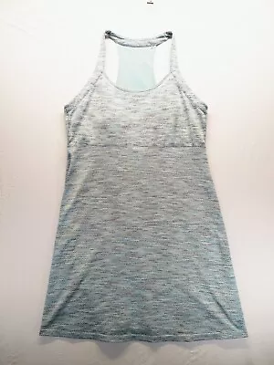 MPG Athleisure Dress XL Built In Bra Golf Tennis Racerback Teal Blue • $14.99