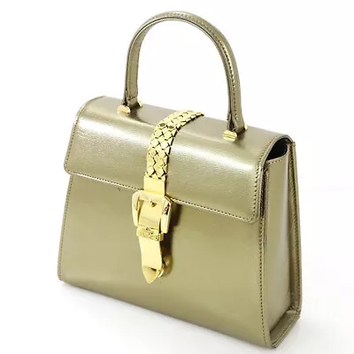 Gianni Versace Vintage Khaki Kelly Shoulder Bag • $189