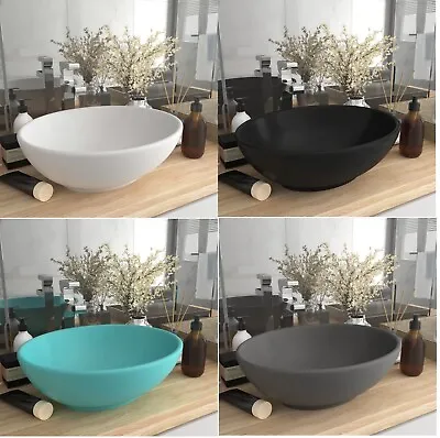 40x33x13.5cm Round Ceramic Bathroom Hand Wash Basin Sink Bowl Washbasin Washbowl • $119.48