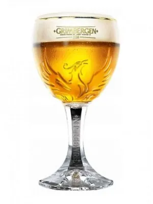 £9.95 • Buy Grimbergen 33cl Belgian Beer Glass Brand New Craft Ale Bar