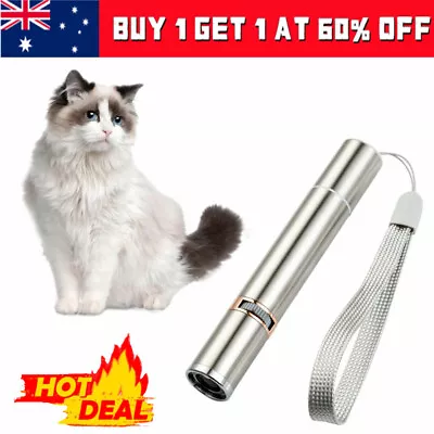 3 In 1 Multi Function Premium Cat Toy Laser Pointer USB Charging LED Torch Light • $3.99