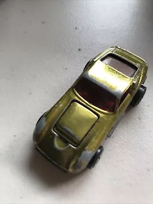 Vntg JOHNNY LIGHTNING Topper Redline CUSTOM FERRARI Mirror Yellow Red Interior • $14.95