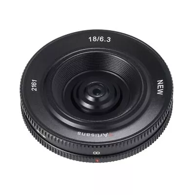 7Artisans 18mm F6.3 II Pancake Lens For Fujifilm X Mount Camera =Black= • £86.86