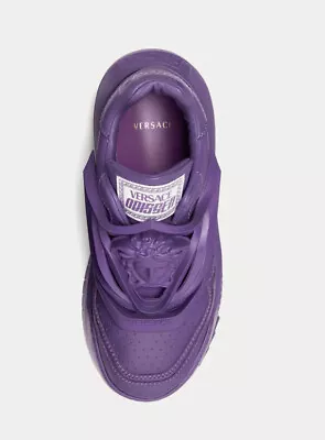 Versace Odissea Sneakers Dark Plum Size 40.5 Womens Rare Color MSRP $925 • $499.88