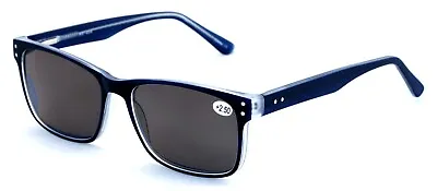 Large Men Premium Rectangular Reading SunGlasses Optical Frame Reader Glasses • $15.95