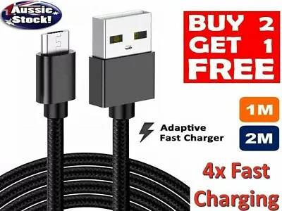 Android Charger Micro USB Cable For Samsung Galaxy S5 S6 S7 Note 5 + Fast Charge • $4.87