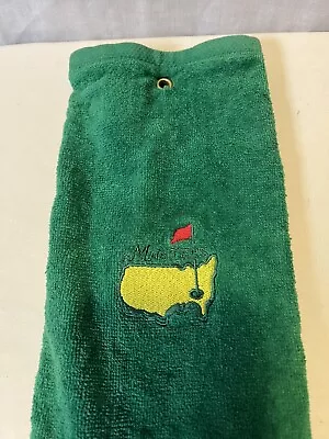 Masters Golf Towel Folded Bag Towel Green Augusta National PreGood • $15