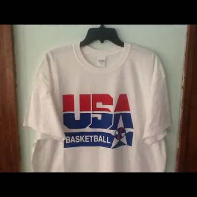 USA Basketball T Shirt New Retro 90s Hip Hop Sneaker Kicks OG 7's Rap Trap • $17.99