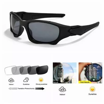 Men's Bifocal Photochromic Eyewear Cycling Golf Sports Reading Glass +1.0~+3.0 • £17.99