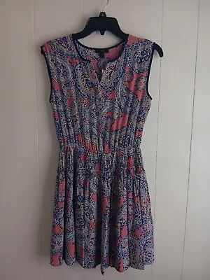 J.Crew Multicolor Sleeveless Summer Dress Size 0 • $7.95