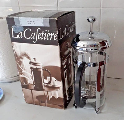 £5 • Buy La Cafetiere 8 Cup..... | Cafe | Coffee | Maker | French Press (chrome/glass)