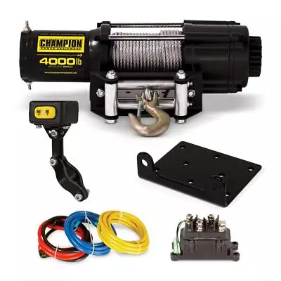 Champion Power Equipment 4000-Lb Atv/utv Winch Kit With Mini-Rocker • $209