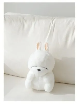 MashiMaro Kim Jae White Bunny Rabbit Plush Sitting Down 20cm • $35