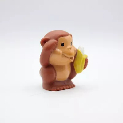 Mattel 2009 Fisher Price Little People Monkey With Banana 2  Figure Cake Topper • $6