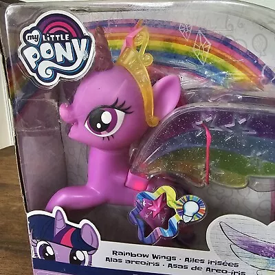 My Little Pony Rainbow Wings Twilight Sparkle Figure Hasbro Collectable NIP • $20