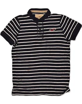 HOLLISTER Mens T-Shirt Top Medium Black Striped Cotton AN72 • £9.27