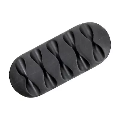 Rok Hardware Multipurpose Cable Clip Desktop Cable Organizer Black ROKCBL5BLK • $8.45