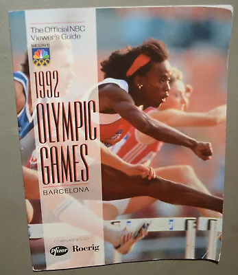 1992 Olympic Games Program - Barcelona Spain - Official NBC Viewers Guide • $10