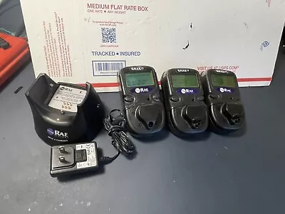 RAE Systems QRAE II Pump O2/H2S/CO Gas Detector (PGM-2400P) 3 Pcs Set  Pls Read • $99