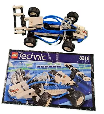 LEGO VINTAGE TECHNIC 8216 RACE CAR - 8216 COMPLETE With INSTRUCTIONS • $40