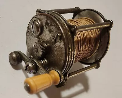 Rare Antique Oct. 8 1880 Julius Vom Hofe Abbey & Imbrie No. 4 Casting Reel • $99.99