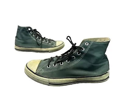 Vintage Converse Chuck Taylor All Star High Top Green Made In USA Size US 11.5 • $125.03