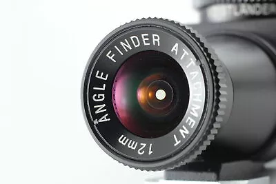 *Near MINT* Voigtlander Angle Finder W/ 12mm Attachment & Case From JAPAN • $329.99