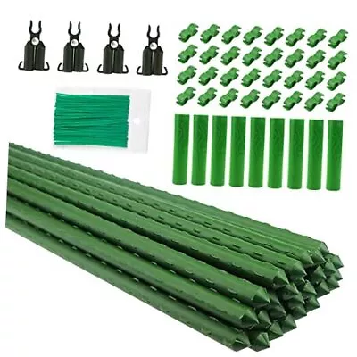 Orgrimmar 26 PCS 36  Garden Support Stakes Plastic Coated Deformable 36 Inch • $43.09