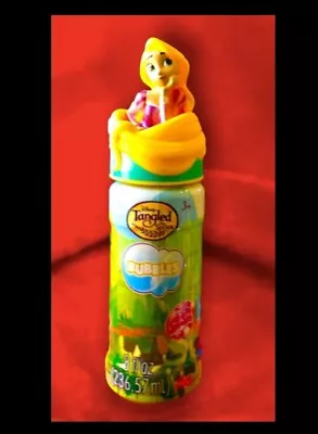 Disney Repunzel (tangled) Super Miracle Bubbles 8ozrefillable With 3D Topper • $12.99
