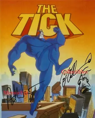 THE TICK Patrick Warburton & Ben Edlund SIGNED Autographed 8x10 Color Photo #1 • $85