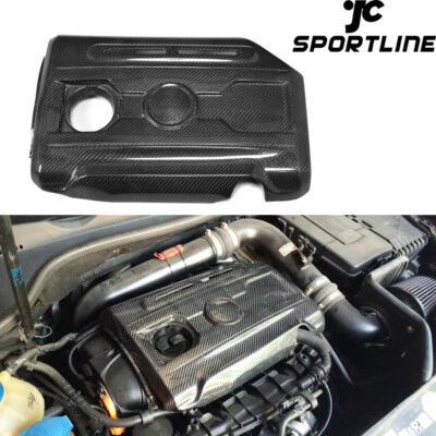 $167.82 • Buy Carbon Fiber Engine Value Cover Hood Kit For VW Golf 6 VI GTI MK6 GTI 2010-2013