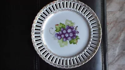 Vintage UCAGCO China Decorative Plate Grapes Made In Occupied Japan 8 1/4  • $19.99