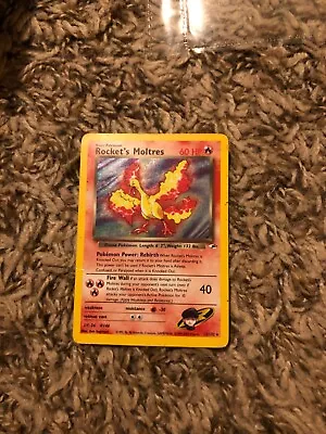 Pokémon TCG Rocket’s Moltress 12/132 Gym Heros Holo Rare LP • $2.25