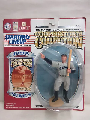 1995 Kenner Starting Lineup Cooperstown Collection Babe Ruth Yankees Figurine • $9.95