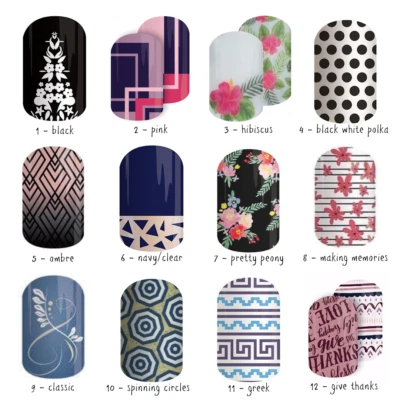 $9.50 • Buy Gloss Nail Wraps - Full Sheets (Jamberry)