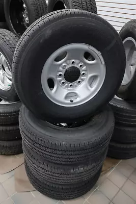 03-19 Chevy/GMC Van 8 Lug 16  Gray Steel Wheels & Bridgestone LT245/75/R16 Tires • $700