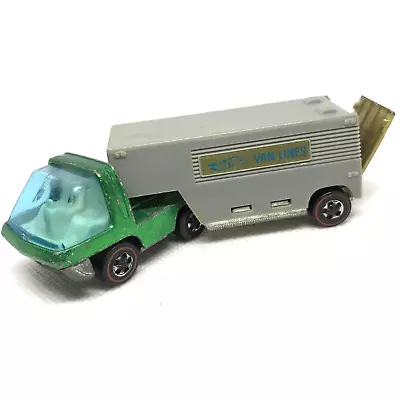 Hot Wheels Redline The Heavyweights Moving Van Lines 1969/1970 Green - Hong Kong • $199.99